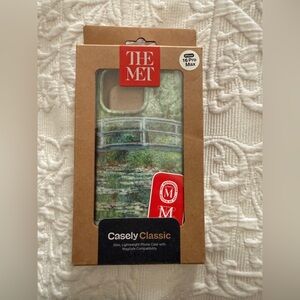 The Met x Casely Classic iPhone 16 Pro Max Case - Money Waterlily Bridge Art